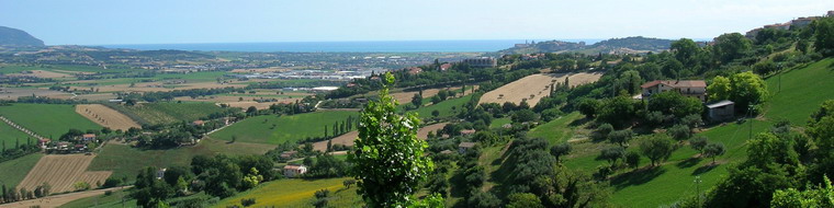 Veduta del litorale a sud del monte Conero | Regione Marche