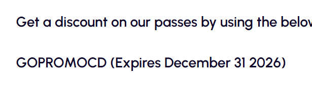 Official London Pass promo codes page: GOPROMOCD code expiring December 31 2026.
