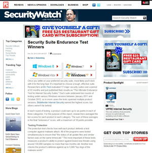 Test di AV-Test sui migliori 17 antivirus